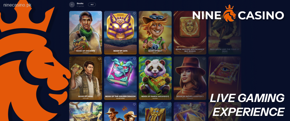 Ninecasino Live offers an immersive gaming experience with a variety of table games with real dealers