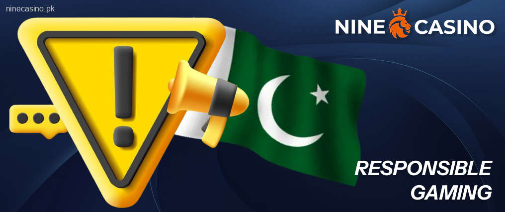 Ninecasino Pakistan prioritizes player safety through its comprehensive responsible gaming policy