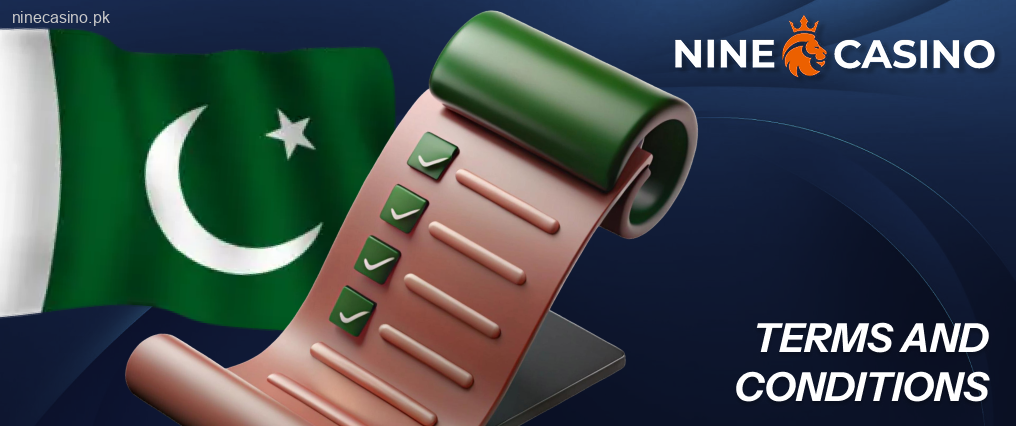 You must check Ninecasino’s terms and conditions before registering and playing on the casino’s site or mobile app